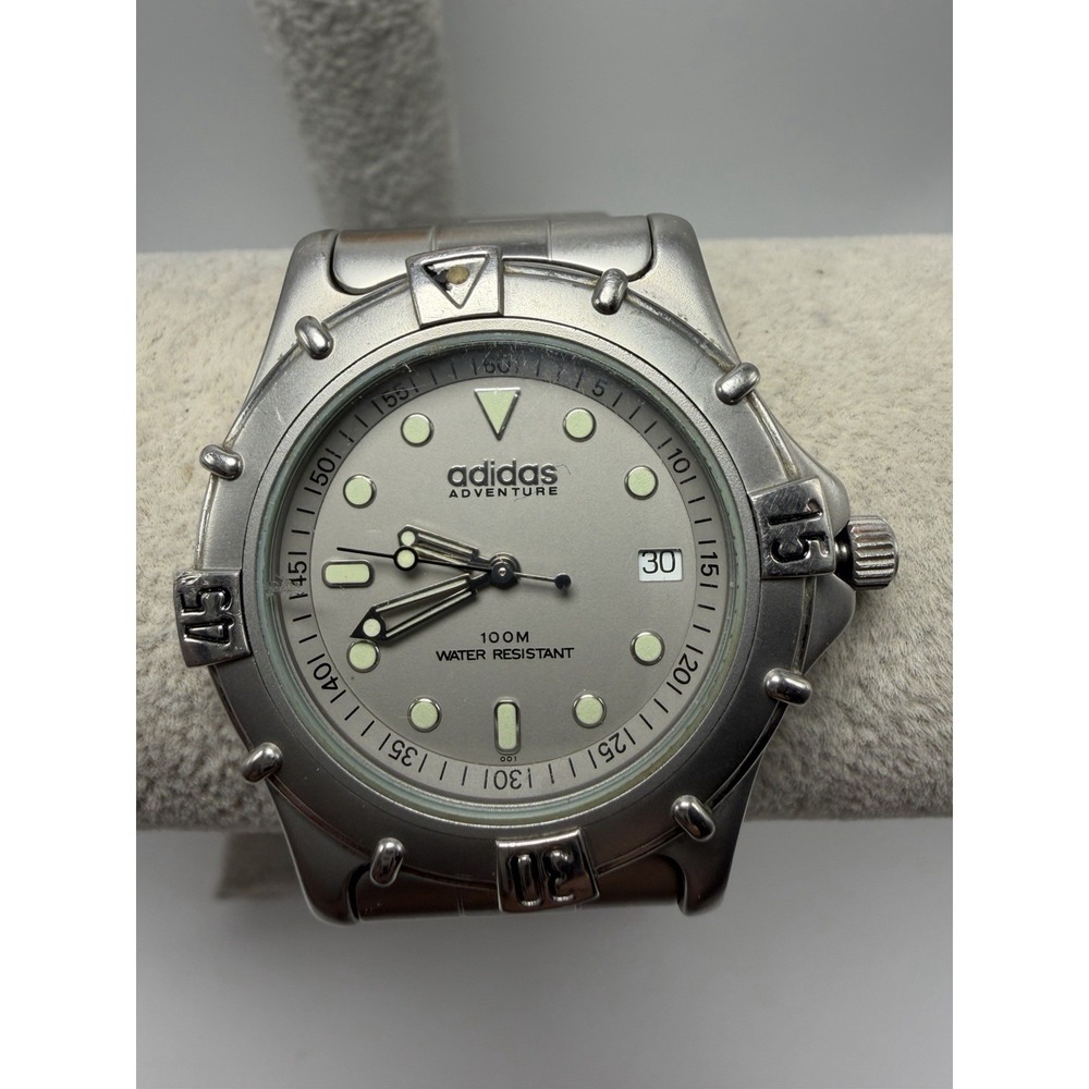 Adidas‎ Adventure 10-0010A New Battery Mens Diver Watch 36MM 7"